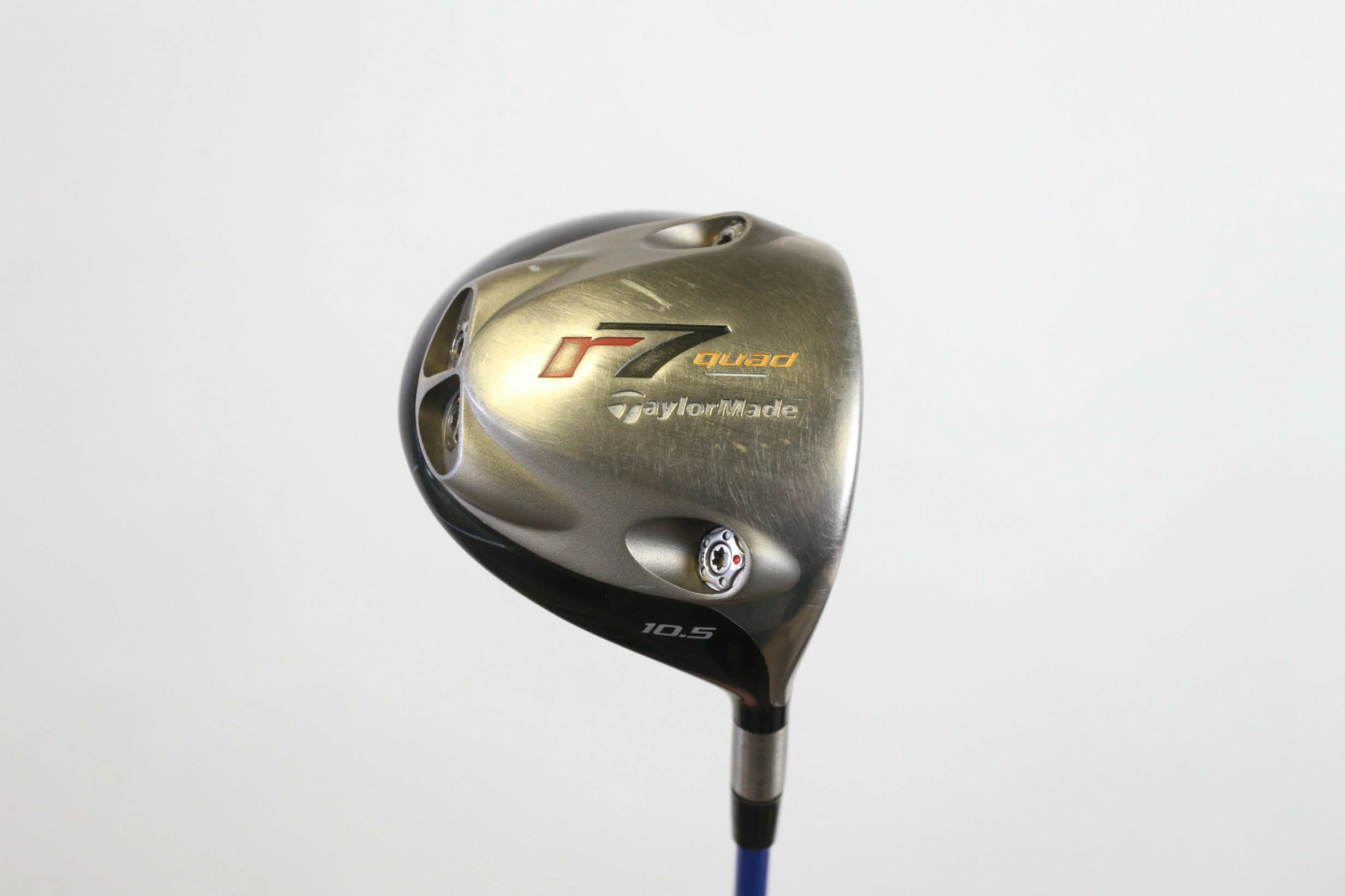 TaylorMade R7 Quad Driver - Right-Handed - 10.5 Degrees - Stiff Flex 3 TaylorMade R7 Quad Driver - Right-Handed - 10.5 Degrees - Stiff Flex